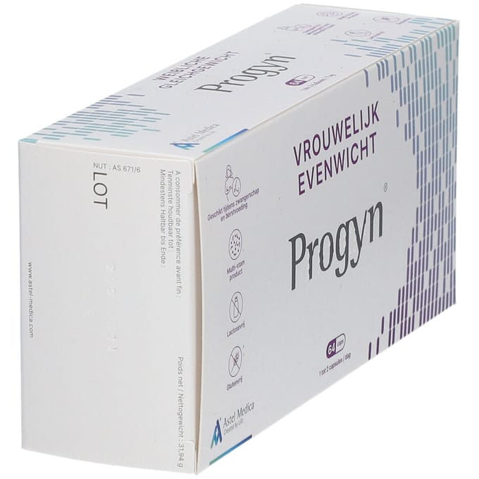 Progyn Probiotica Vrouwelijk Evenwicht  64 Capsules
