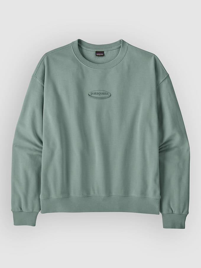 Patagonia 95 Oval Logo Daily Crew Sweater groen