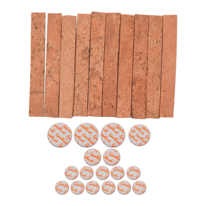 Klarinet nek verbinding kurk en kussen set 10 stuks klarinet nek verbinding kurk 17 stuks klarinet kussentjes