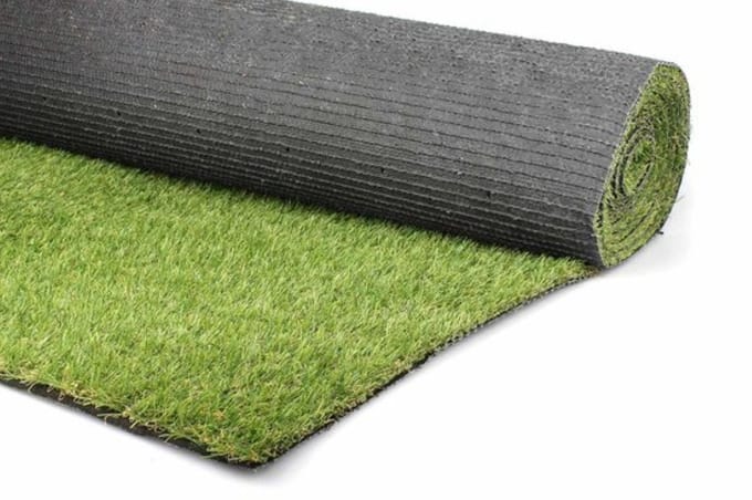 kunstgras- grastapijt - 2 x 1 mtr - 20 mm + 10 gronddoekpennen