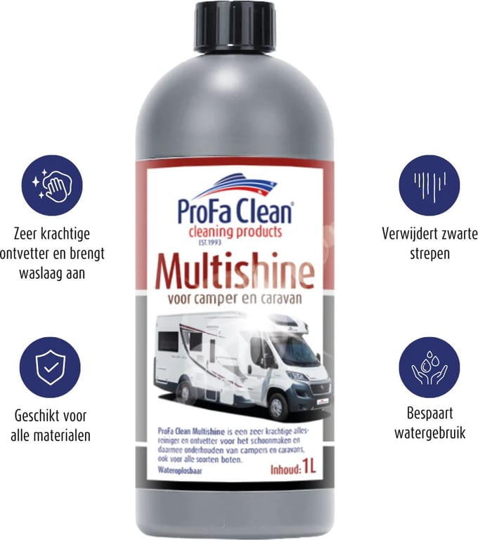 Profa Clean Multishine - Campers & caravans shampoo - 1L