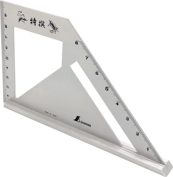 Shinwa winkel met verstek 45° en 90° (32740)