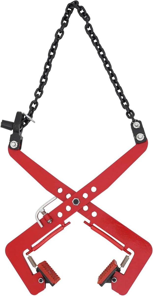 Stoeprandtang - Steen klem - Stenen Verplaatsen - Verstelbaar - 350 kg - Rood
