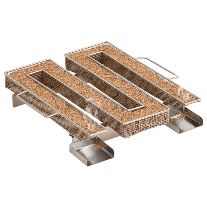 vidaXL - Rookgenerator - koud - 4-zijdig - 22,5 - cm - roestvrij - staal