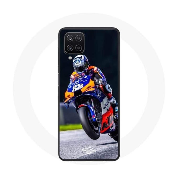 Coque - maniacase - Galaxy A12 - Noir - Souple - Moto GP 88 noir