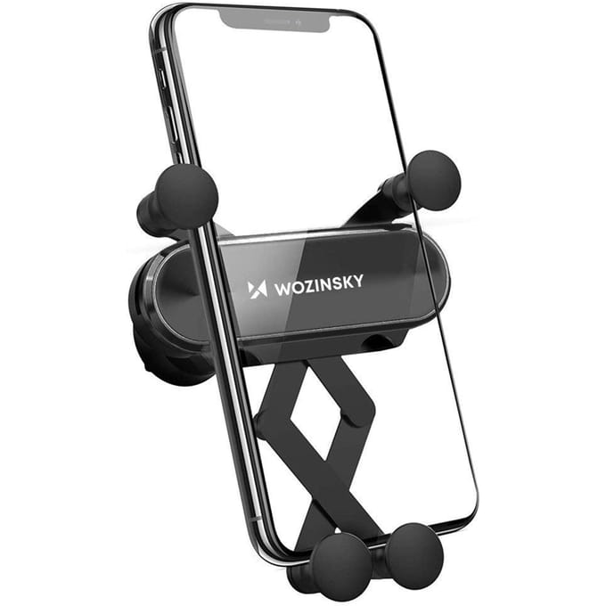 Wozinsky gravity car phone holder for air vent black (WCH-05)