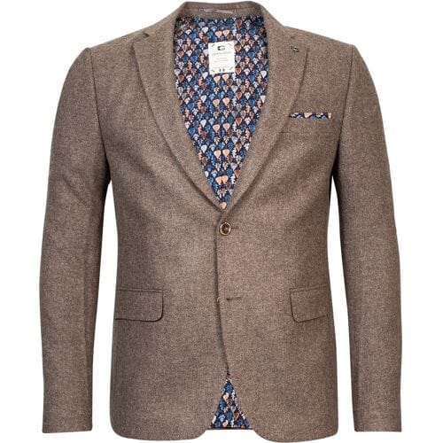 Giordano Colbert Robert Wool Mix Casual Identity Donker Zand / male