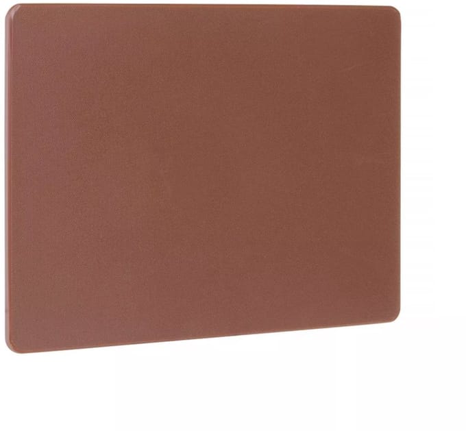 HENDI HACCP snijplank - LDPE - dubbelzijdig - 600x400mm - bruin
