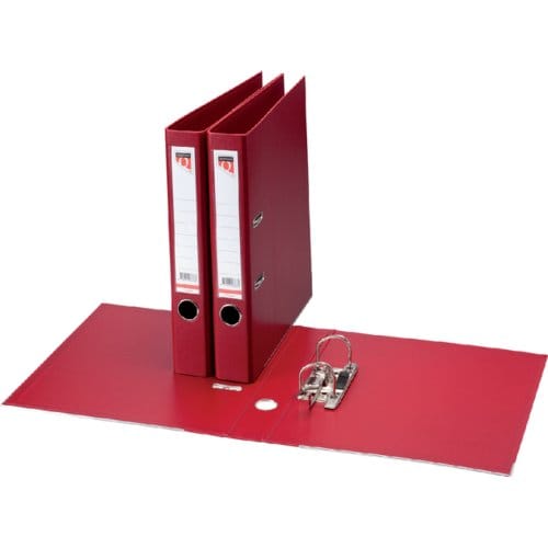 Ordner Quantore A4 50 mm PP donkerrood