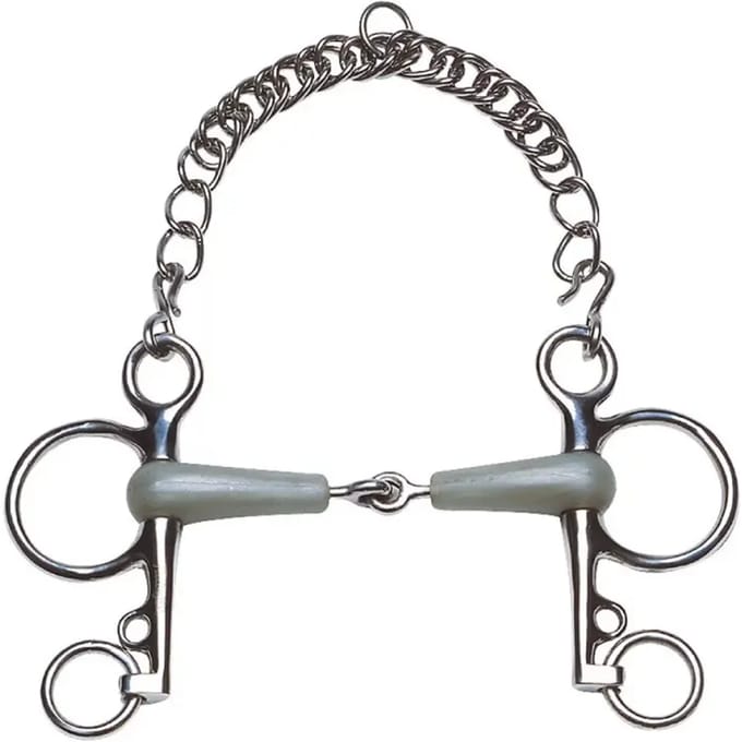 Feeling Flexi 130 Mm Split Pelham-bit Zilver 11.5 cm