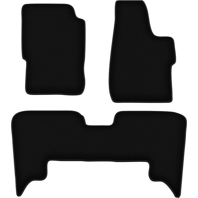 BASIC zwarte veloursmatten voor: Opel Monterey SUV (1991-1999)