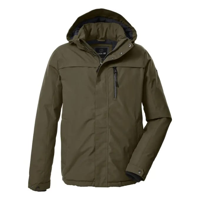 Killtec heren winterjas - functioneel - 43583 - bruin - maat 3XL