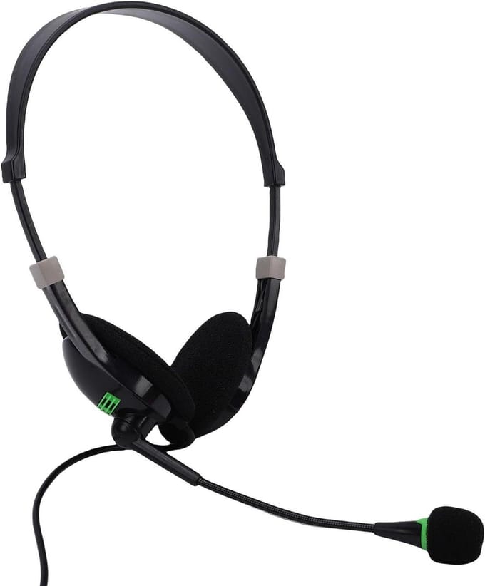 PC Headset - Microfoon headset - Online vergaderen - Ruisonderdrukkend - 70 gram - Zwart