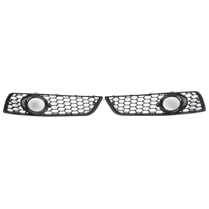 Set Mistlamprooster Covers Glanzend Zwart 8P0807682D Links Rechts Vervanging voor A3 8P 2009?2013 gray