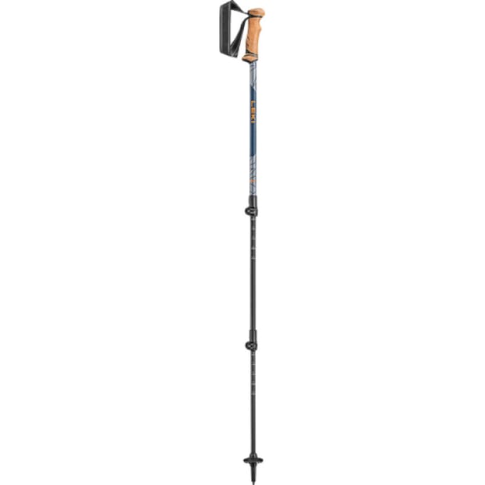 Leki Legacy Lite Oranje/Denim/Antraciet Wandelstok