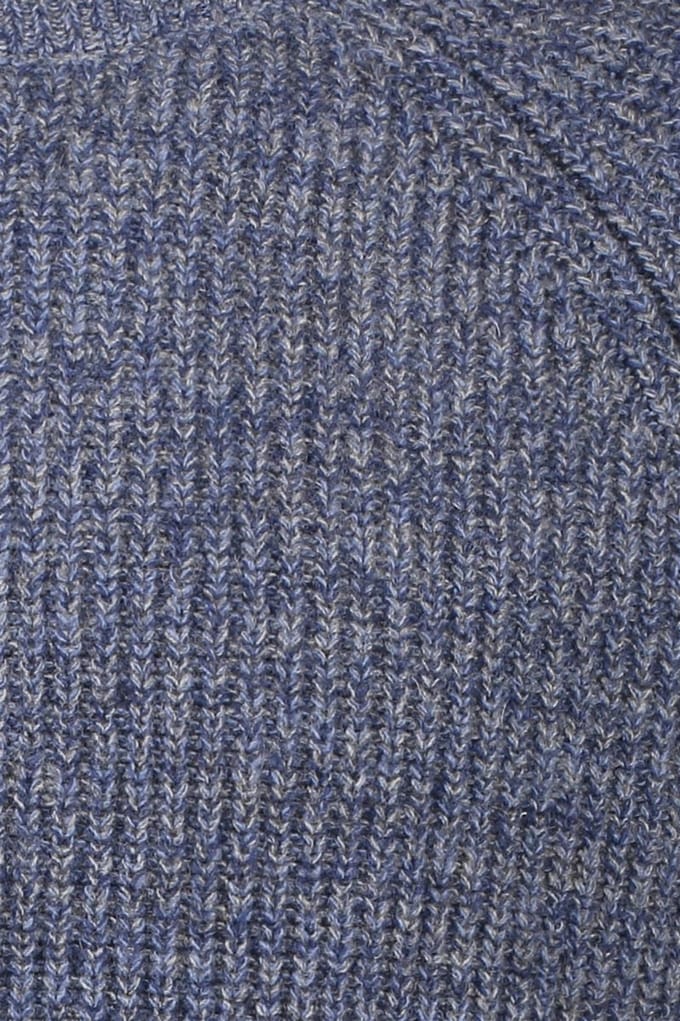 Normale fit Barbour trui blauw gemeleerd normale fit