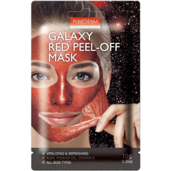 PUREDERM - Galaxy Peel-off Mask - Red/10g - 1stuk