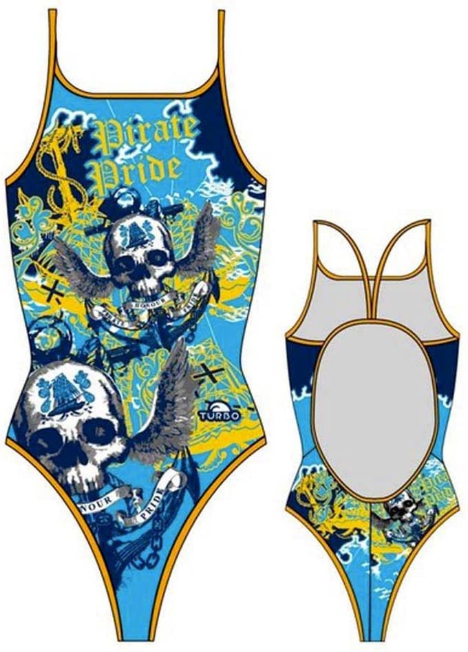 Turbo Pirate Treasure Zwemkleding Veelkleurig L Vrouw