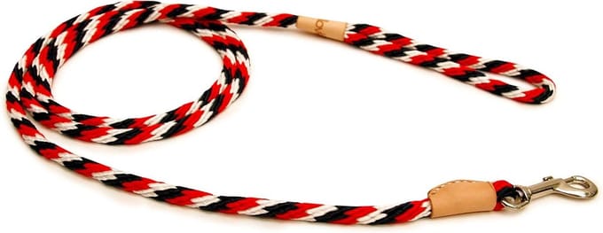 Hondenriem Touw - Trainingsriem - Hond Trainen - Sterk Multifilament - 8mm X 183cm - Rood Wit Blauw