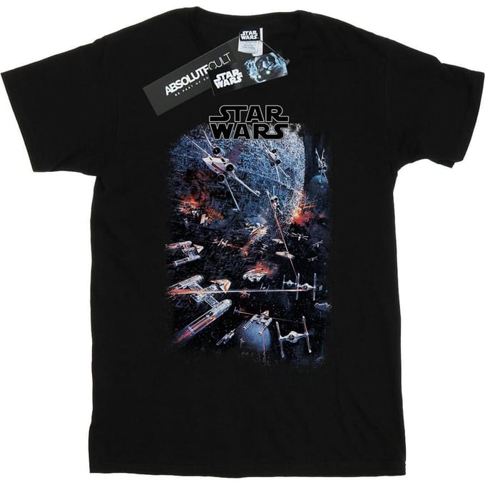 Star Wars Jongens Universum Strijd T-shirt (Zwart)