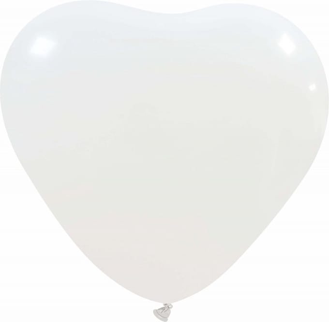 Reuze HART latex ballon WIT 90 cm (382 liters) ref-14.16 -size : 36"