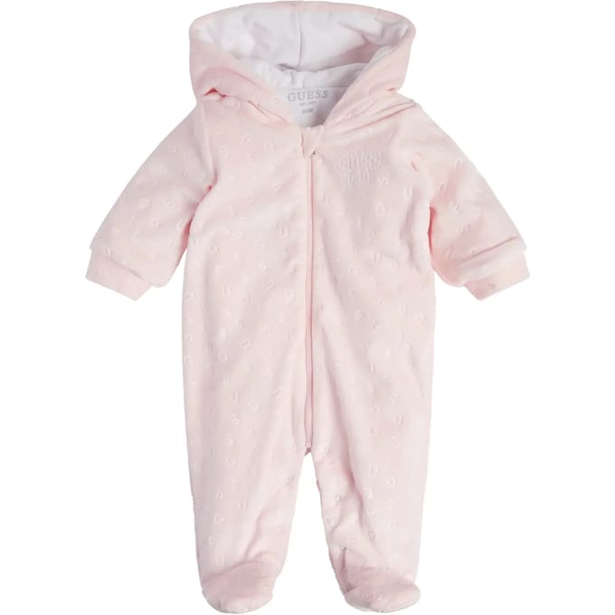 Baby gewatteerde onesie met capuchon Guess