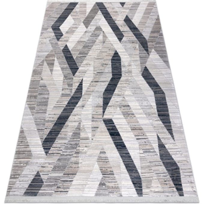 Kleden Rugsx Tapijt REBEC modern rand 51166B Geometrisch , 80x150 cm