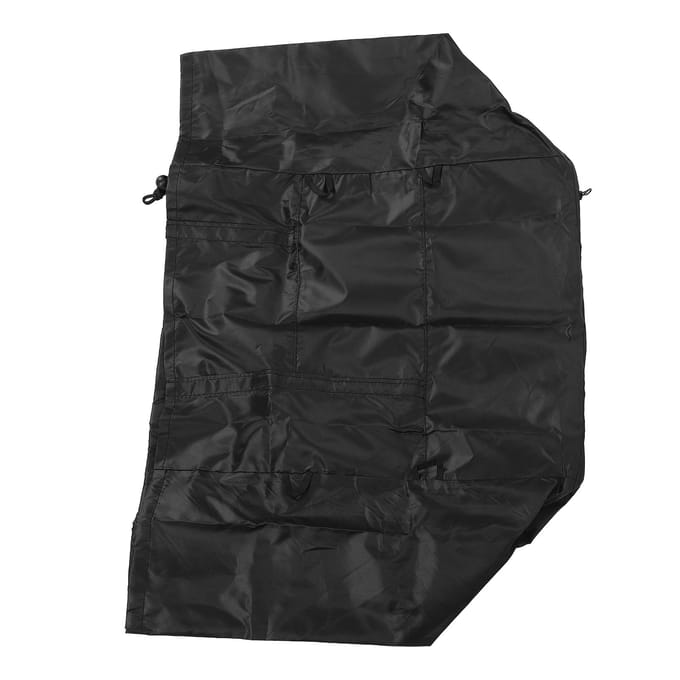 Couverture de Pompe de Chauffage pour Spa Jacuzzi Ouverture Zippée Résistante à l'Eau Couverture d'Hiver Isolée pour Pompe de Jacuzzi black