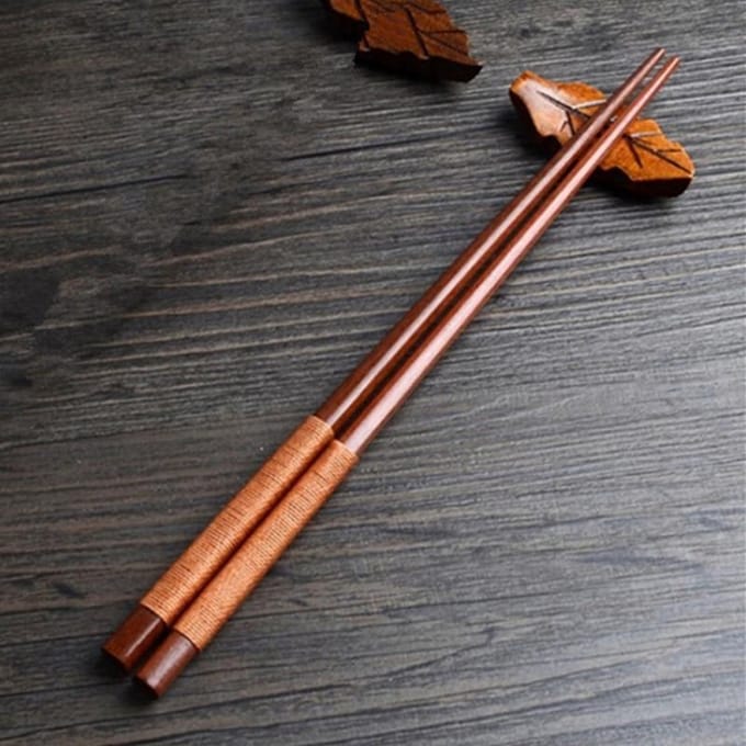 Handgemaakte Japanse Eetstokjes - Chestnut