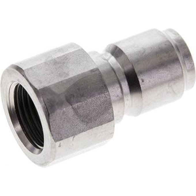 RVS DN 12 Spuitpistool Insteeknippel G 3/8 inch Buitendraad