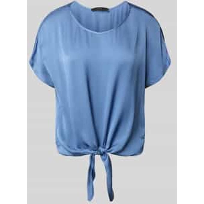 Regular fit blouseshirt met knoopdetail