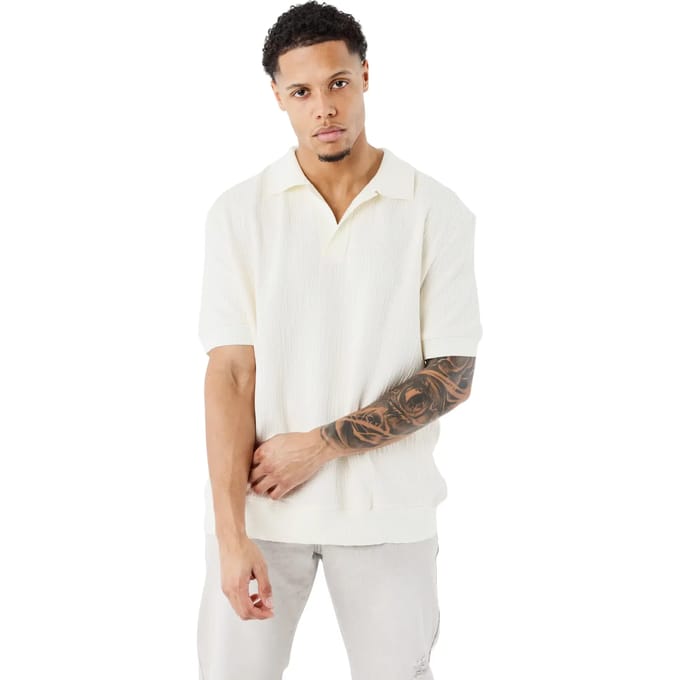 Polo met structuur Project X Paris Preppy