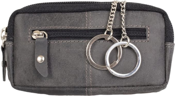 Pride and Soul sleuteletui - RFID - leer - grijs - JU-47256
