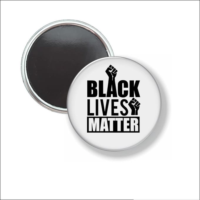 Button Met Magneet 58 MM - Black Lives Matter - NIET VOOR KLEDING