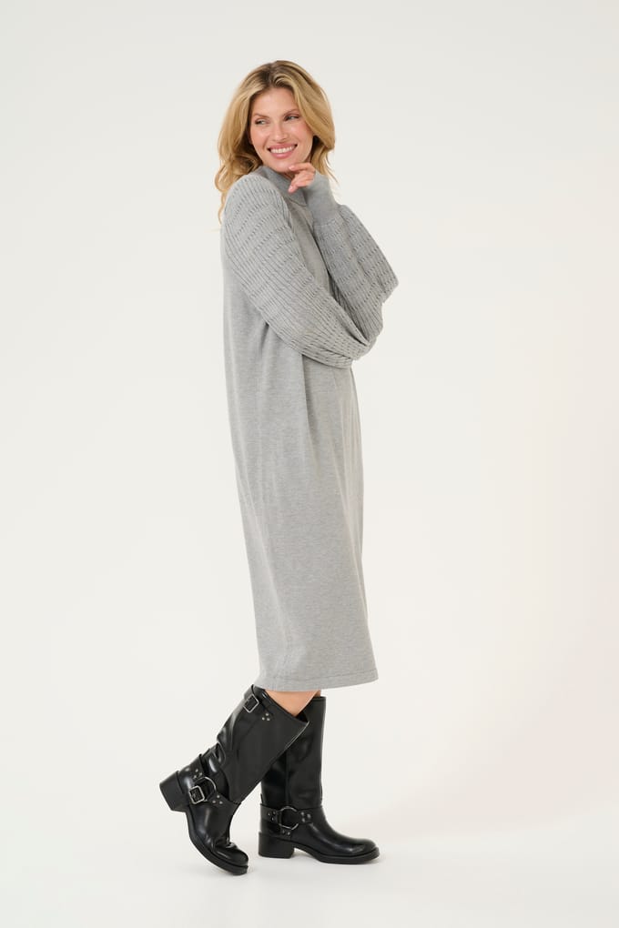 Kaffe KAnanna Knit Dress Dames Jurk - Maat M