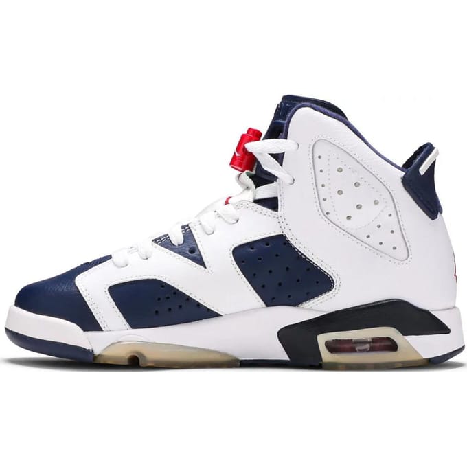 Jordan 6 Retro Olympic 2012 GS 384665-130 36.5 white