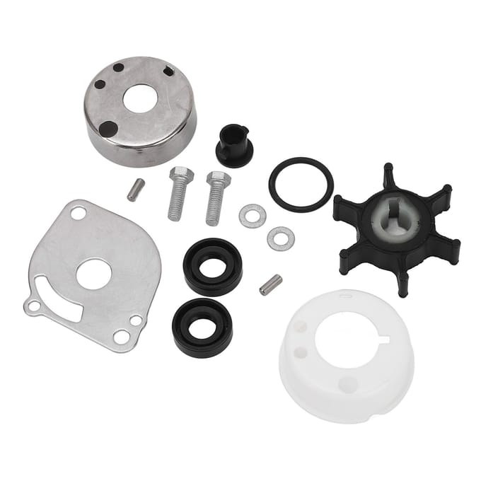 Kit de réparation de turbine de pompe à eau 14 pièces Haute performance Efficace 6A1 W0078 02 pour 2 CV 2 TEMPS