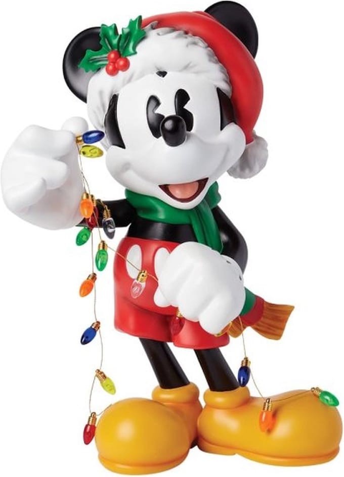 Disney Showcase Christmas Mickey Mouse Big Figurine