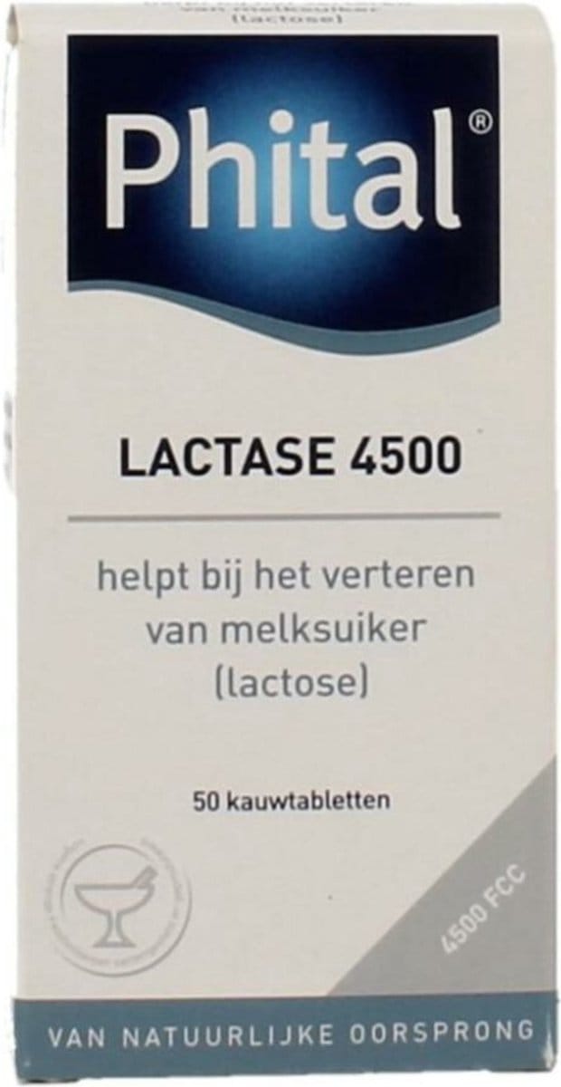 Lactase 4500 - 50 kauwtabletten aardbei