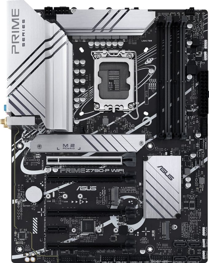 Asus PRIME Z790-P WIFI Moederbord Socket Intel LGA 1700 Vormfactor ATX Moederbord chipset Intel® Z790
