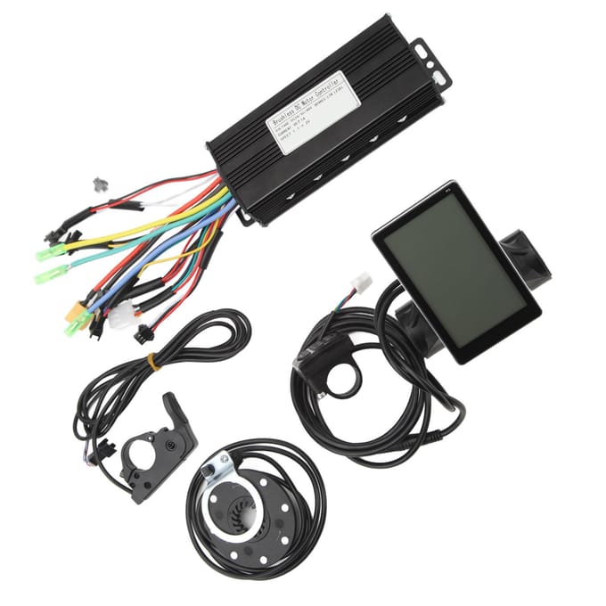 30A Sinusgolf 3 Modi Motorcontroller LCD M5 Displaypaneel Duimgas Elektrische Fiets Lithium gray