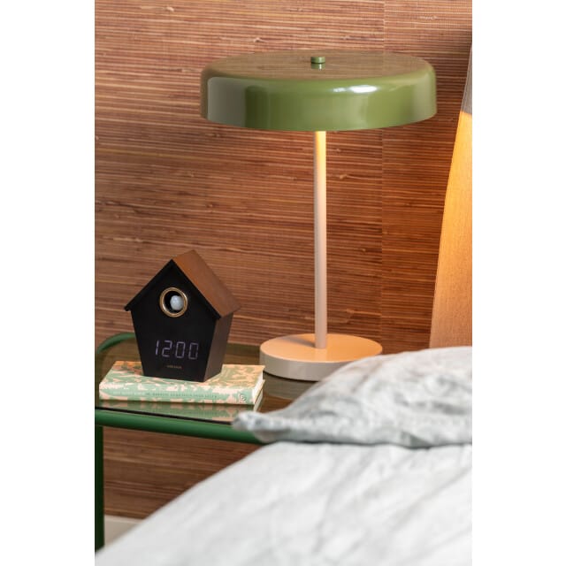 Karlsson wekker riqueza cuckoo led - 6,8x13x15,3 cm