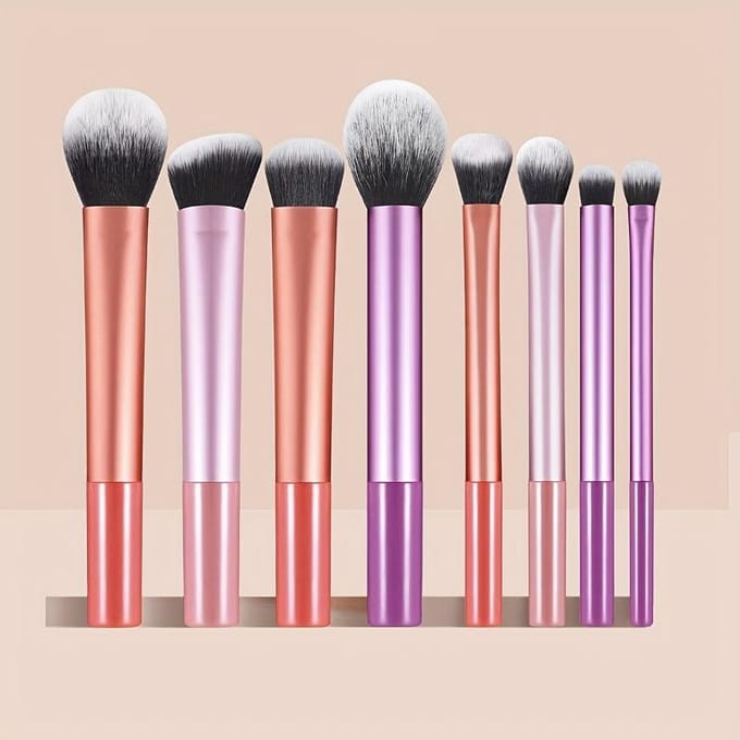 Make-up Kwastensets 8 stuks Plastic Dagelijks Draagbaar Multifunctionele Make-up Kwast Voor Make-up Benodigdheden