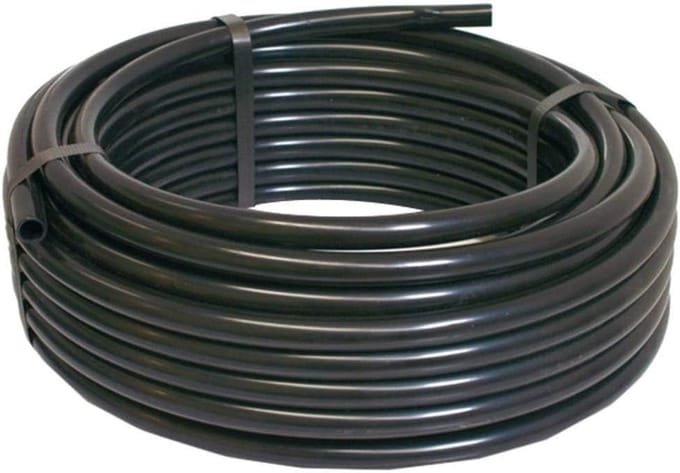 Polyethyleen slang - Irrigatieslang - Water geven - PN6 drukklasse - 50 meter - Zwart