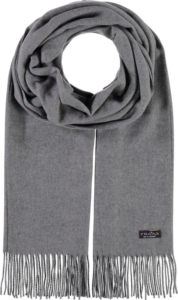 FRAAS Sjaal Pure Polyacrylic Scarf Grey Grijs