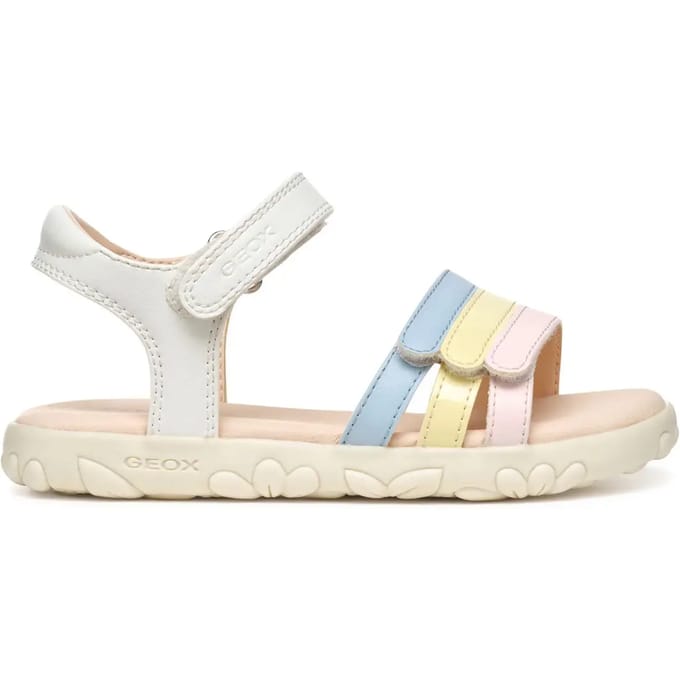 GEOX SANDAL HAITI MEISJES Sandalen - WIT/VEELKLEURIG