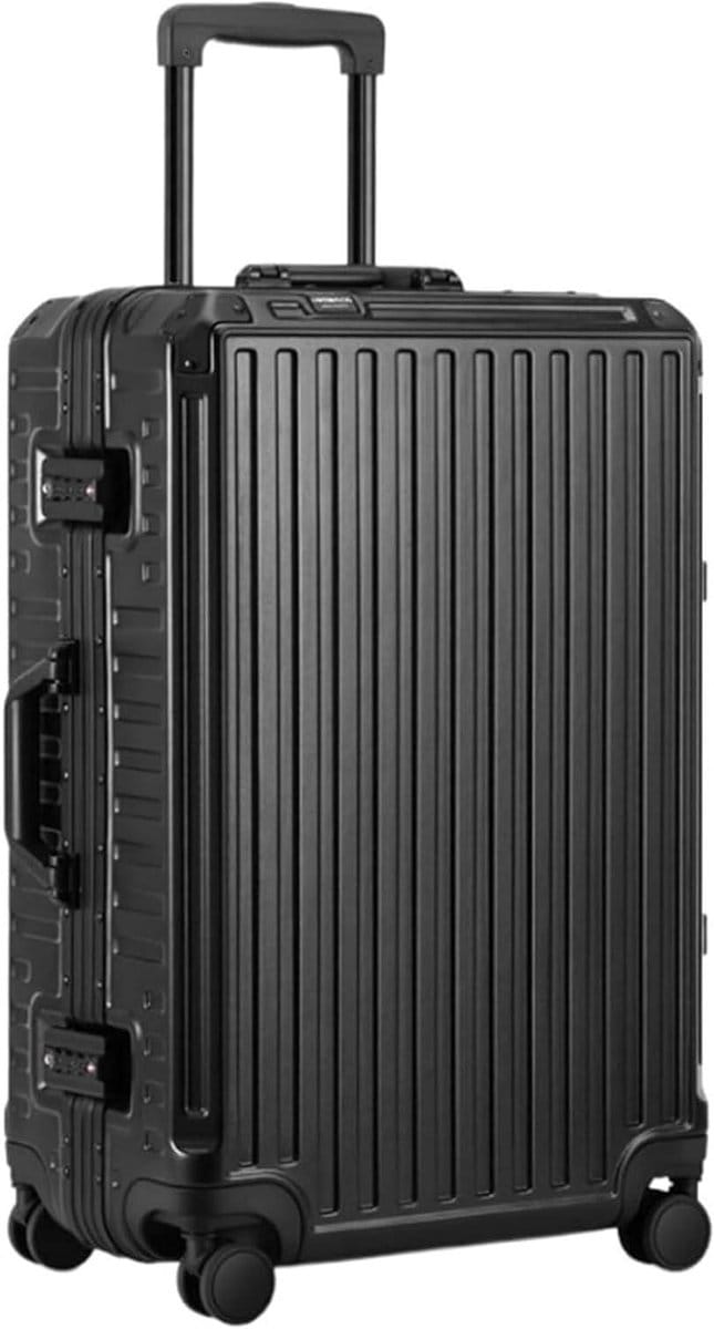 Reiskoffer Trolley - Handbagage Koffer - Zakelijk Reizen - Waterdichte Hardcase - 20 inch - e