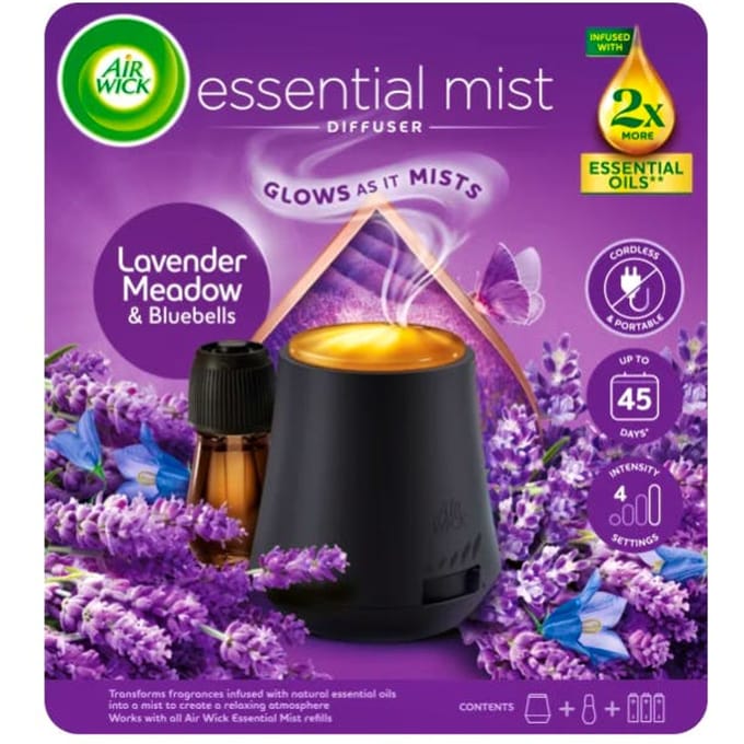 Air Wick Essential Mist Diffuser Lavender Meadow &amp; Bluebells 1 st