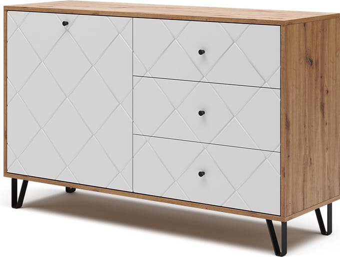 Vicco Nizza Dressoir – 40 x 78 cm Artisanaal eiken