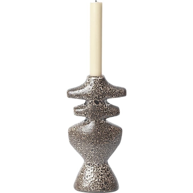 Ferm Living - Yara Kandelaar - brown spot - bruin